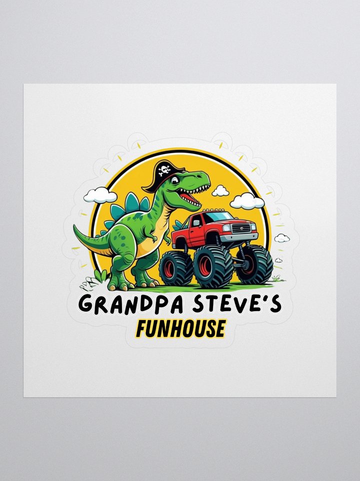 Grandpa Steve's FUNHOUSE sticker product image (1)