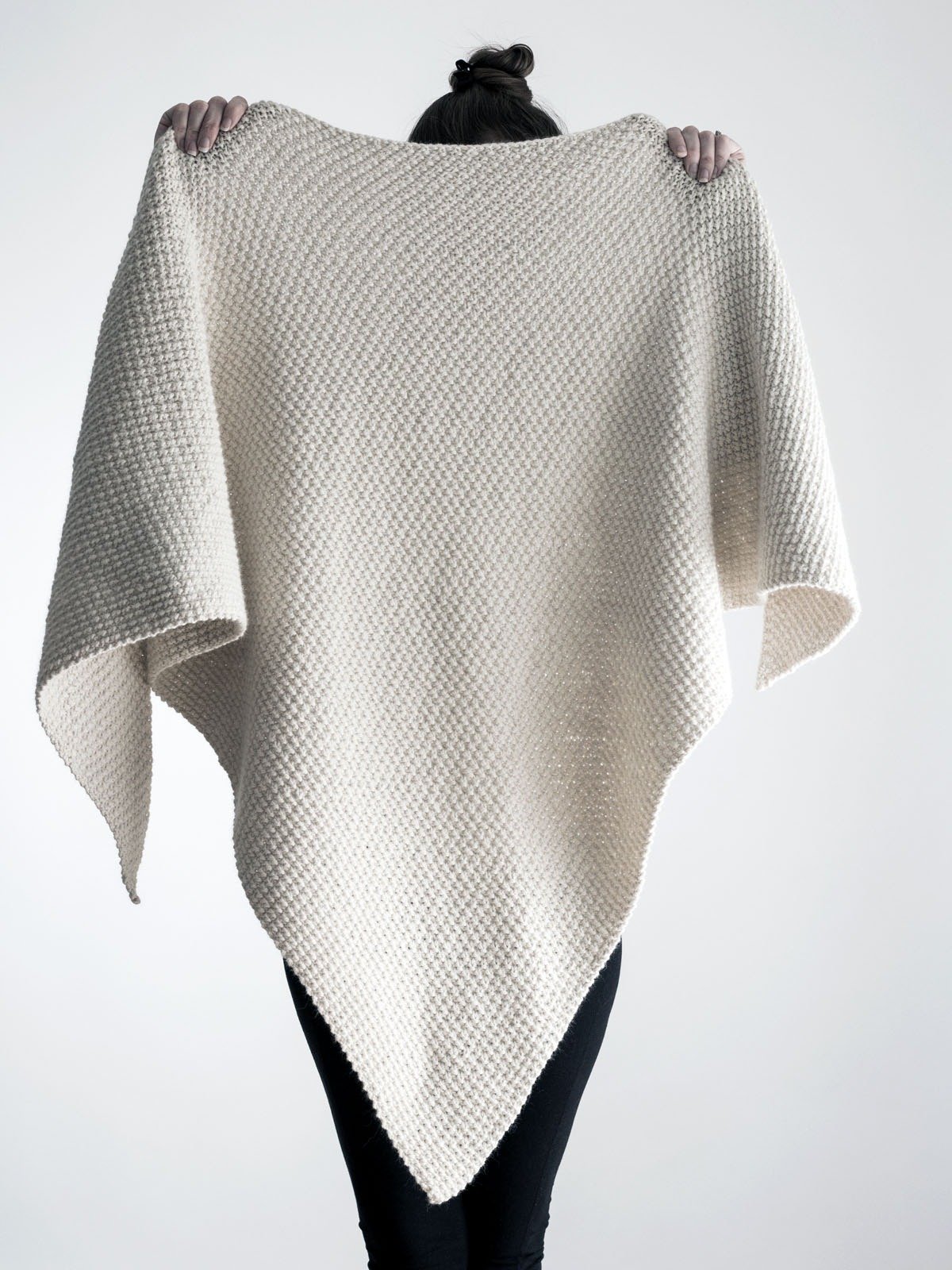 Oversized Triangle Shawl Knitting Pattern - Unconditional Love product image (1)