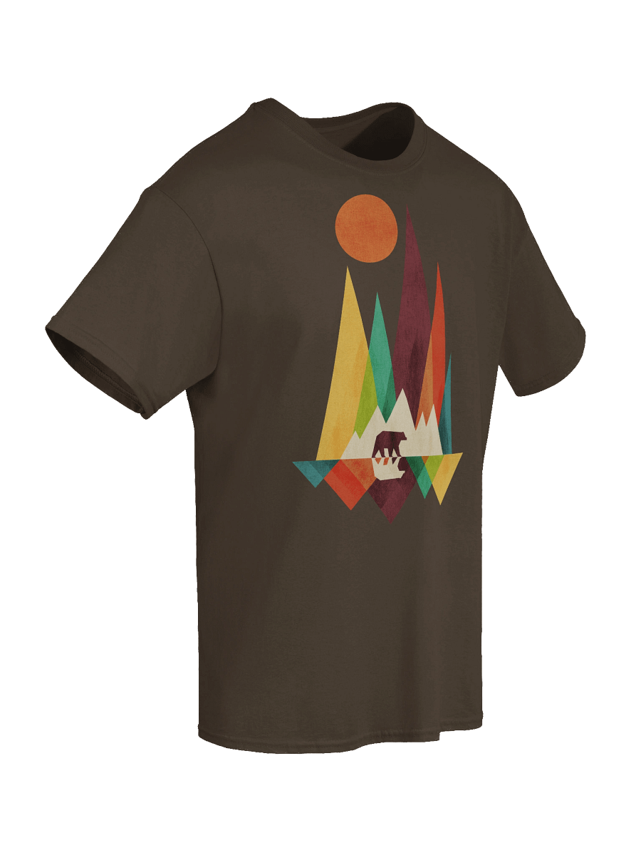Wild bear graphic t-shirt product image (56)
