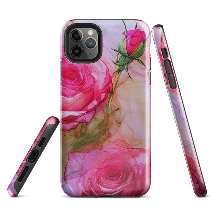 Pink Roses Tough iPhone® Case product image (1)