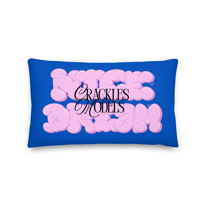 Nice Dream Crackles Print Pillow product image (2)