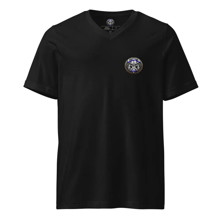 Viking Skull Emblem V-Neck Tee product image (1)