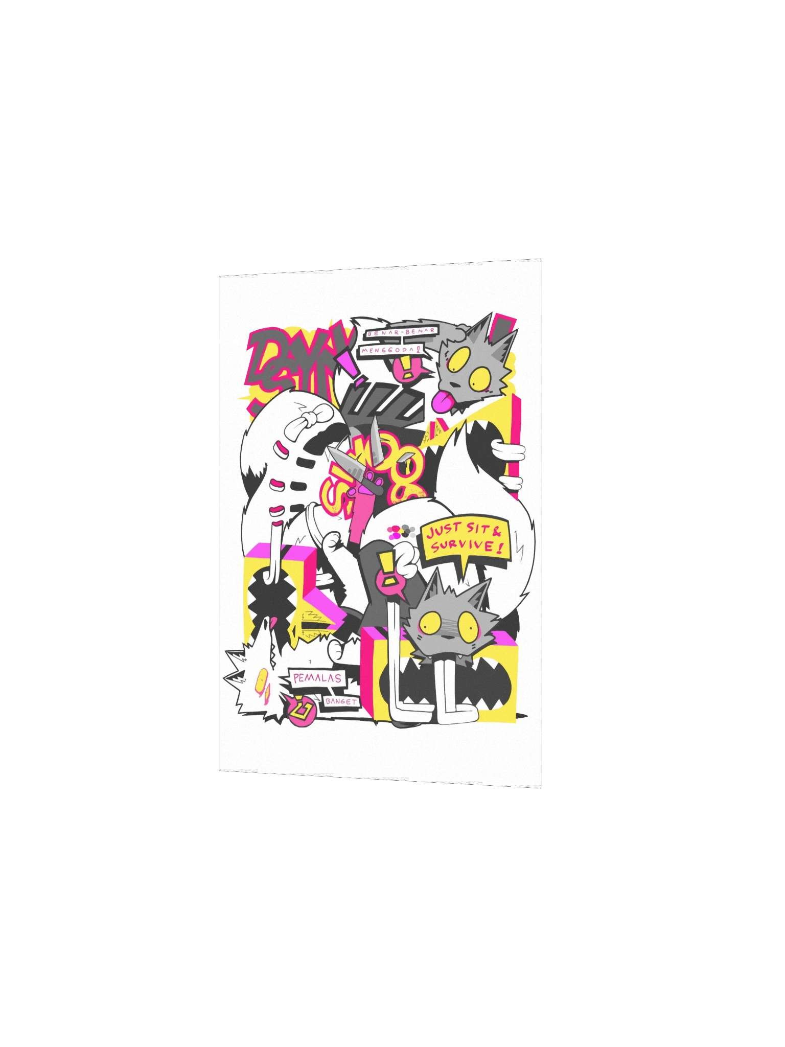 "Just Sit and Survive" Poster (Paper) product image (3)