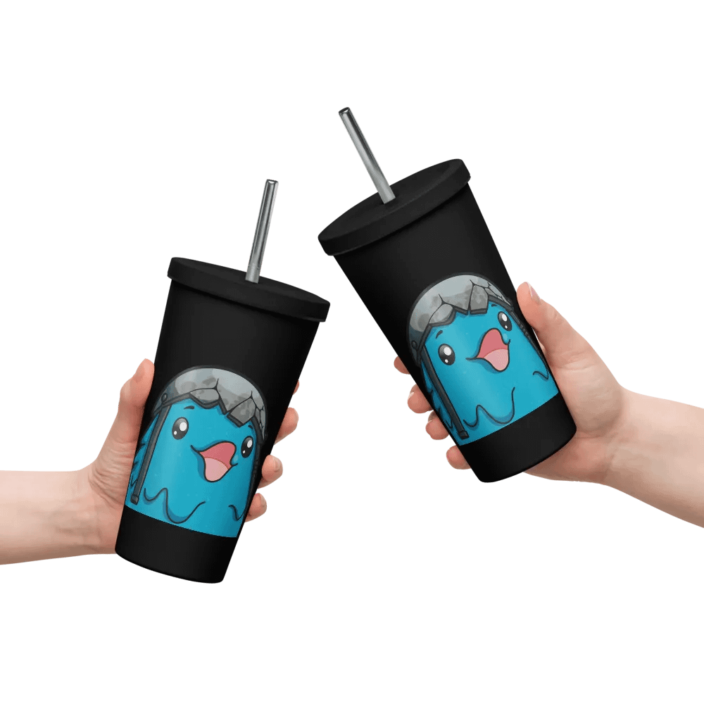 Battle Chicken Pog Tumbler with Straw product image (10)