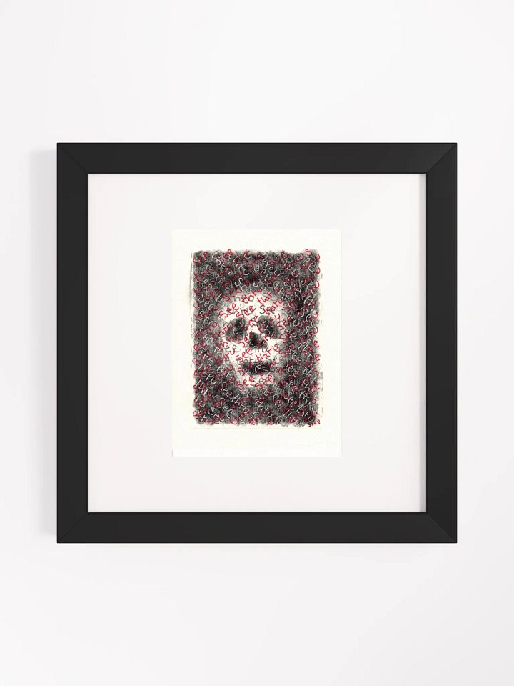 see thru Panel Card Print Framed product image (2)