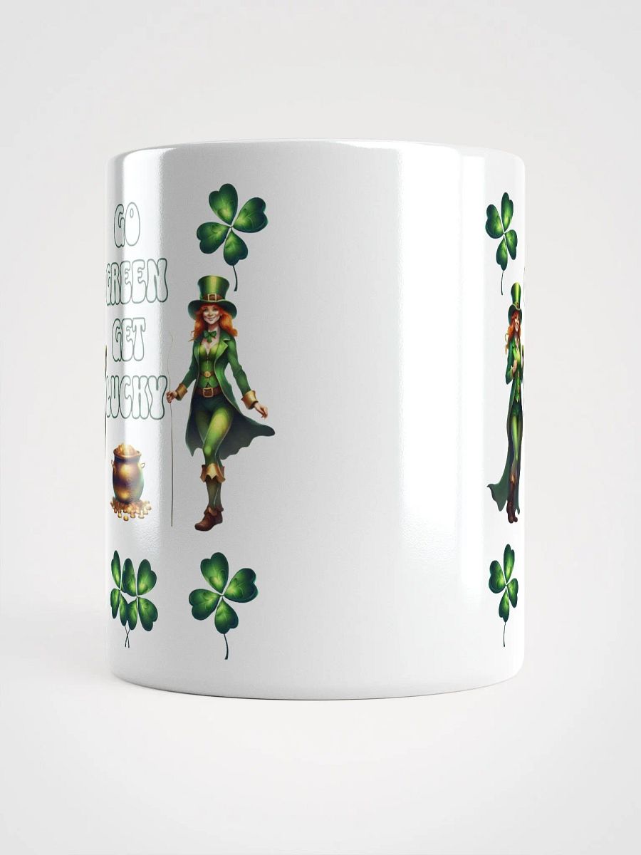 Go Green Get Lucky - St. Patrick's Day White Mug product image (15)