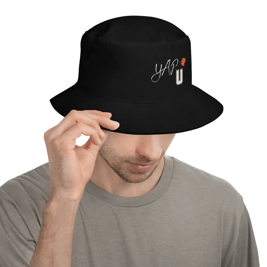 EMBROIDERED YAP U BUCKET HAT 🔥 product image (4)