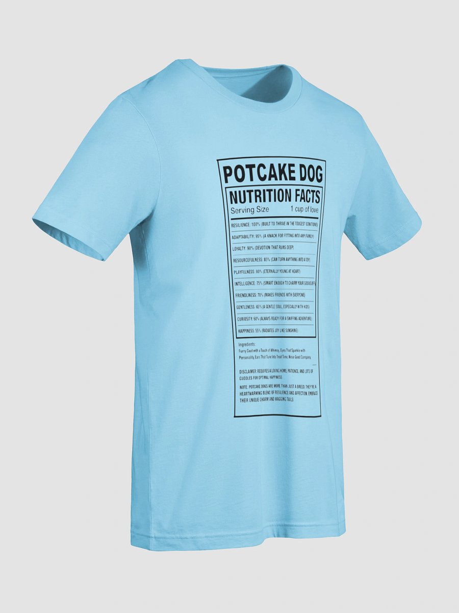 Potcake Nutrition Facts Lable Tee product image (65)