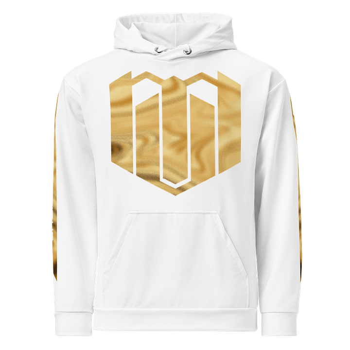 Mercurial Virus Gold Shimmer White Hoodie product image (1)