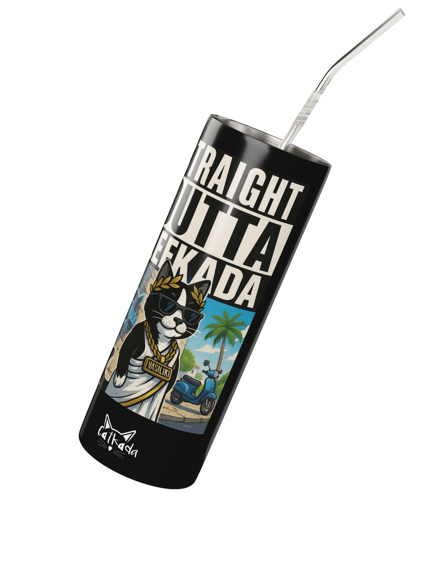 STRAIGHT OUTTA LEFKADA TRAVEL CUP product image (2)