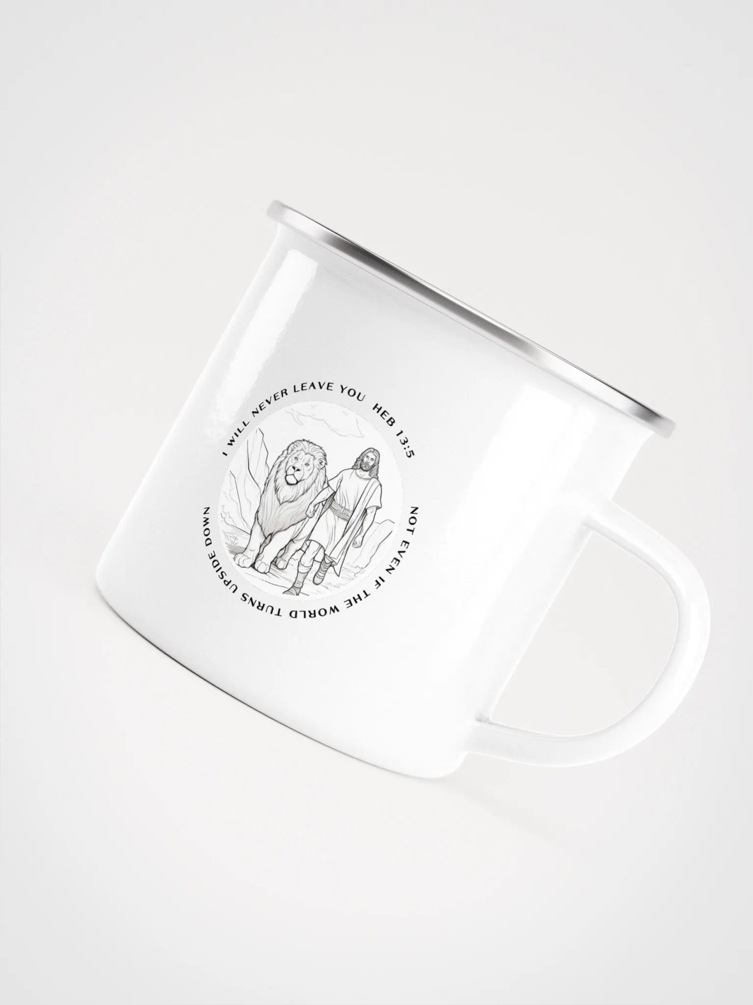 I will never leave you - Heb 13:5 - mug product image (5)