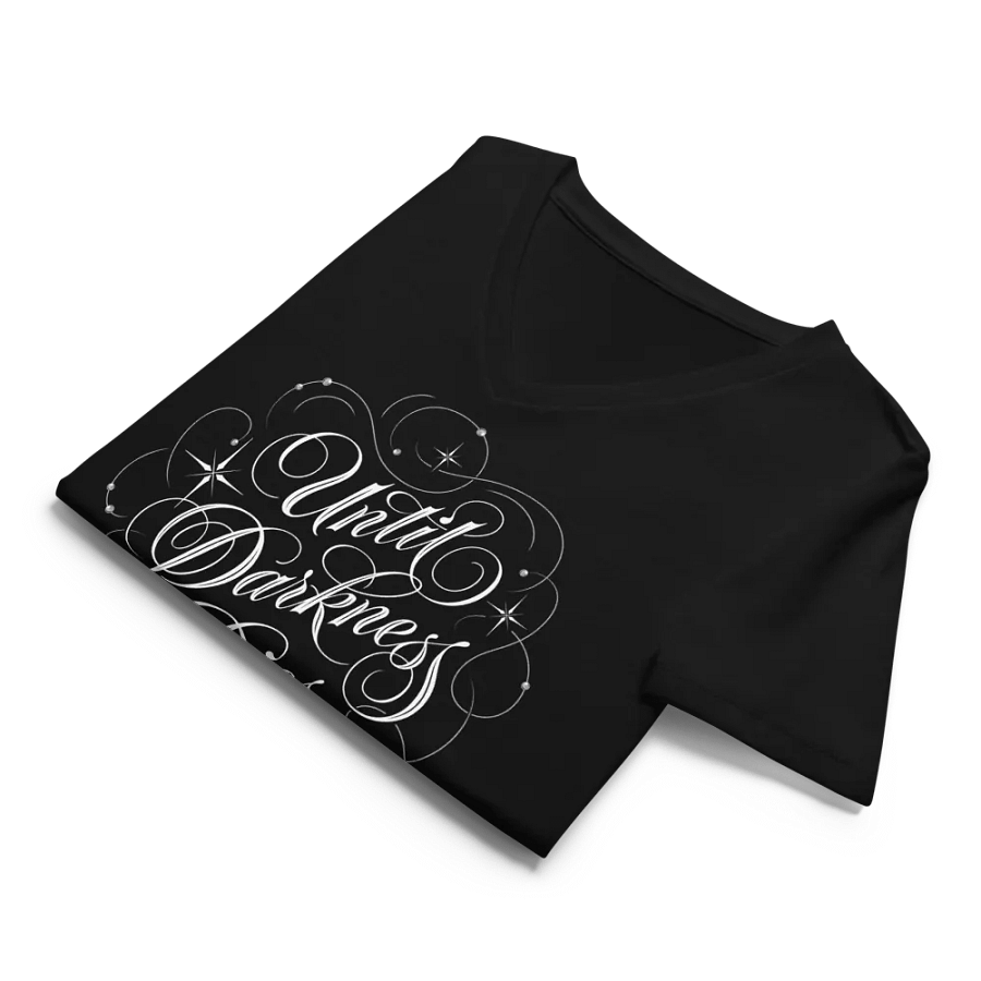 Until Darkness Dies (swirls design) Bella+Canvas Women's Relaxed V-Neck T-Shirt product image (8)