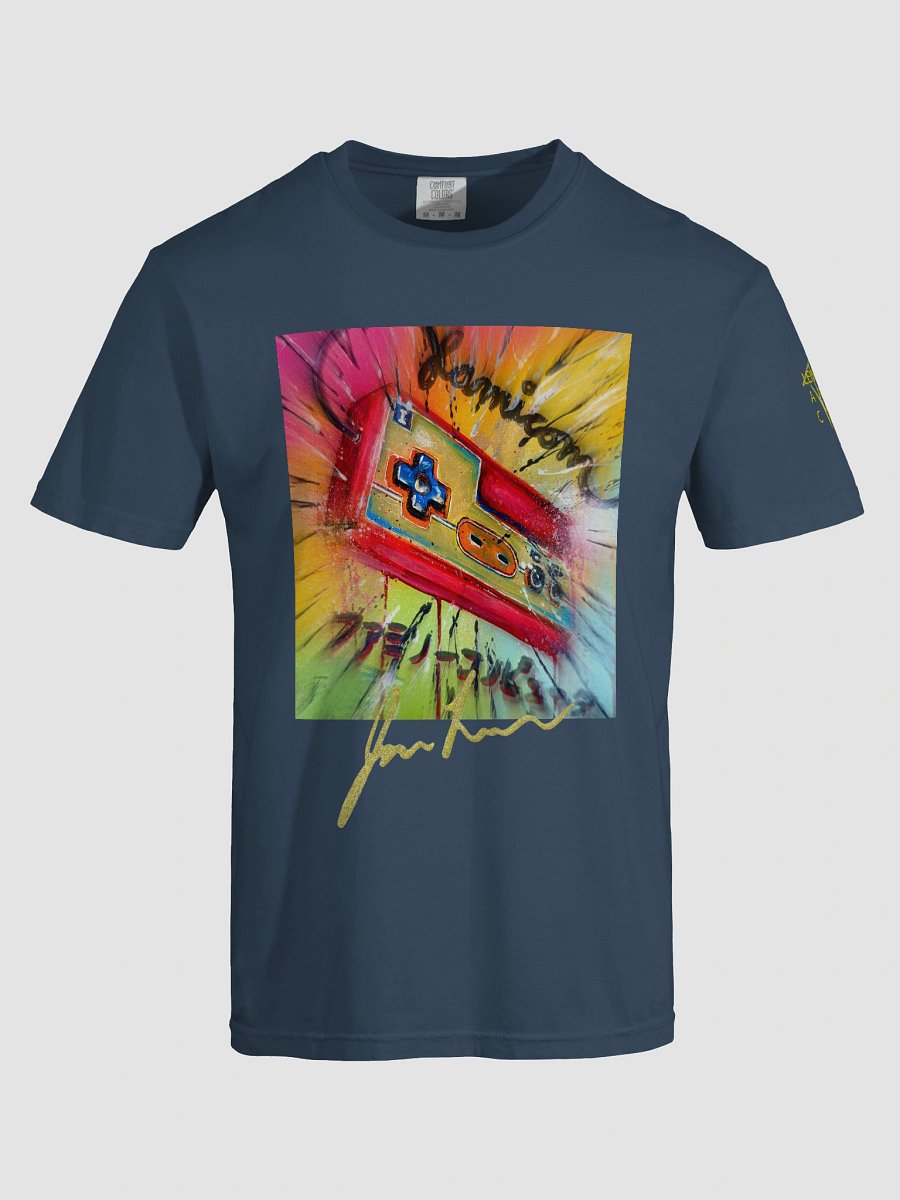 Famicom Controller Splatter T-Shirt product image (65)