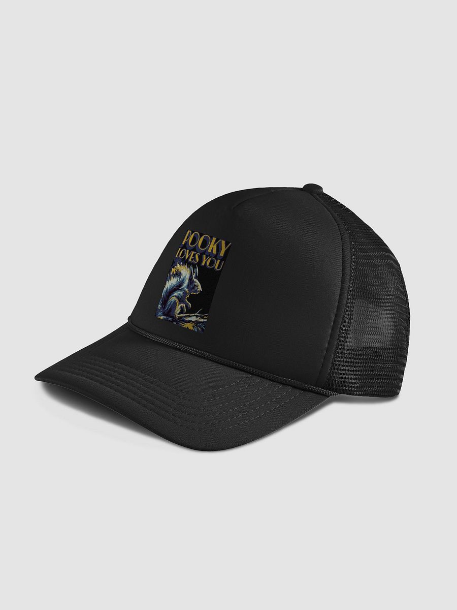Pooky's Love Squirrel Foam Trucker Hat product image (4)
