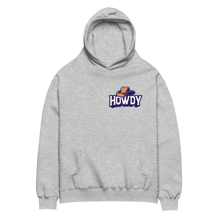 howdy hoodie grey product image (2)