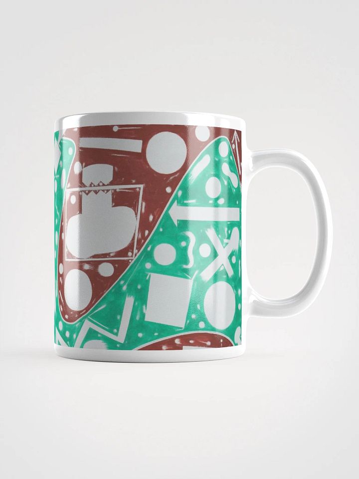 Cartoon Cosmos White Glossy Mug product image (1)