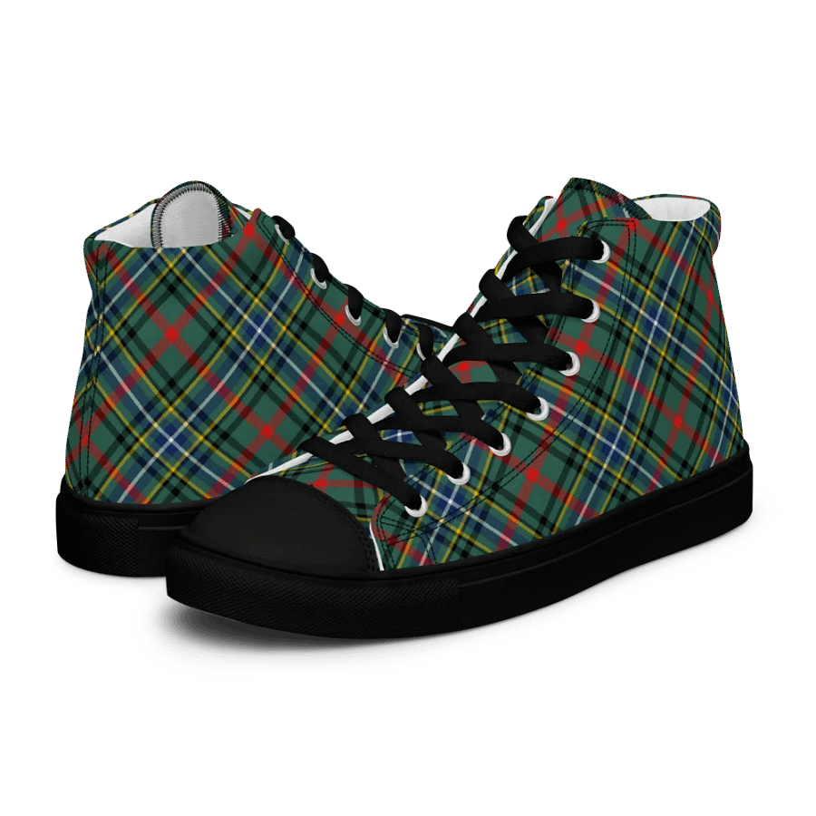 Bisset Tartan Men's High Top Shoes product image (8)