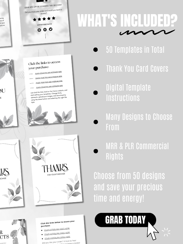 MRR/PLR Download Instruction Template product image (4)