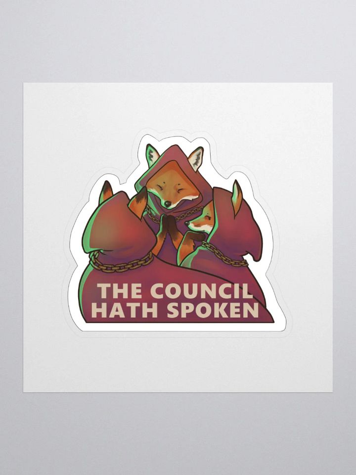 The Fox Council Sticker product image (1)