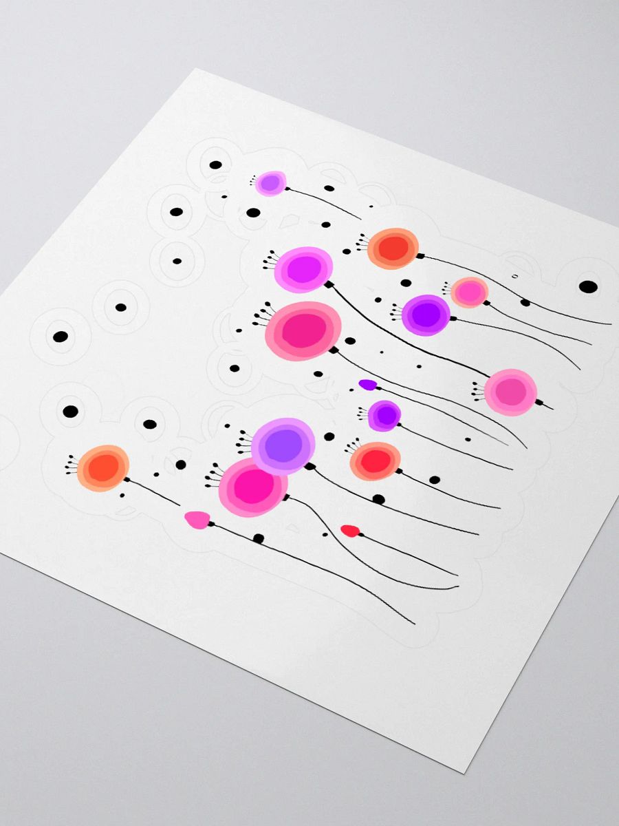Floral Fusion Kiss Cut Stickers product image (8)