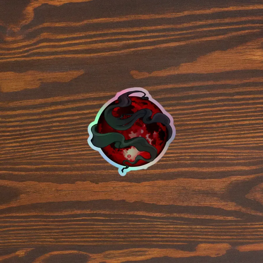 Blood moon sticker product image (5)