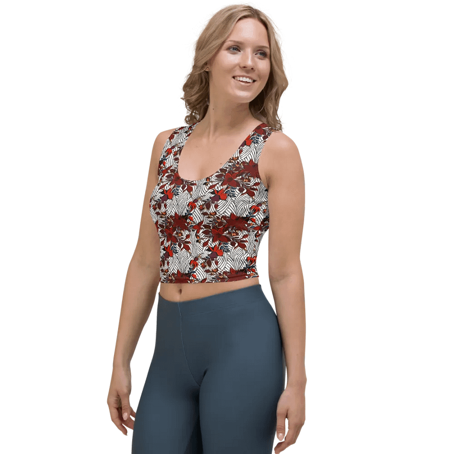 Floral Stripes | Crop Top product image (3)