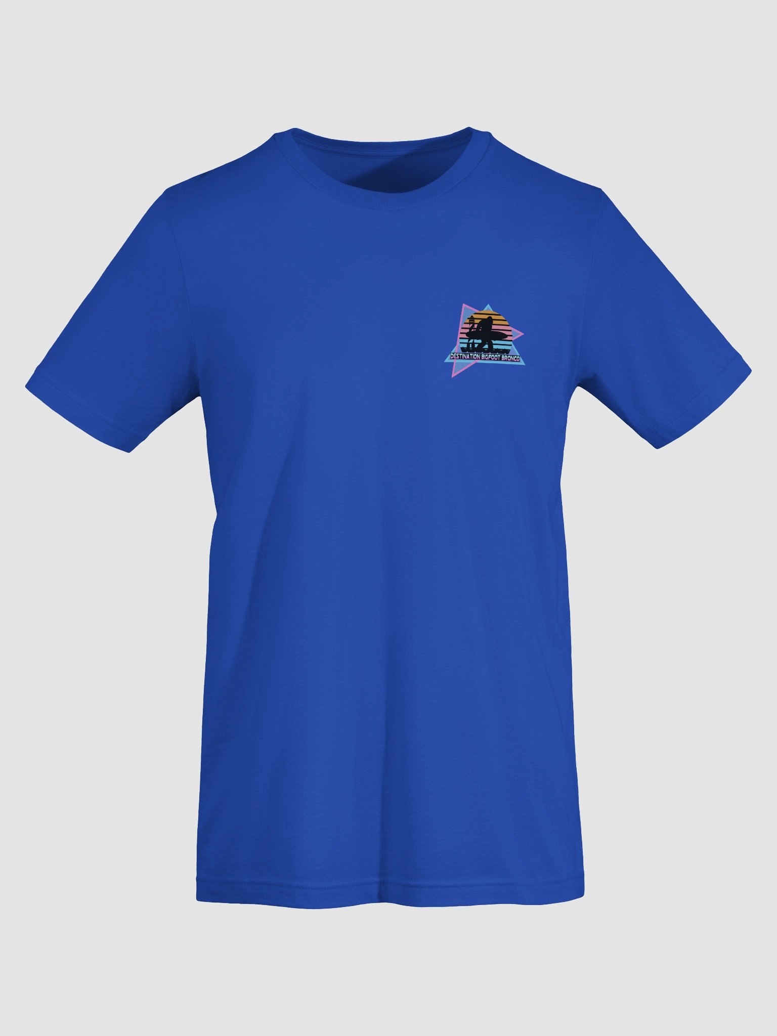 Destination Bigfoot Bronco Retro-Inspired T-Shirt (Blue) product image (7)