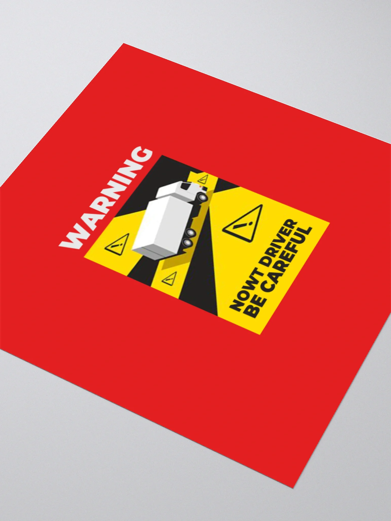 The Stickers: "Warning: NOWT Driver" product image (3)
