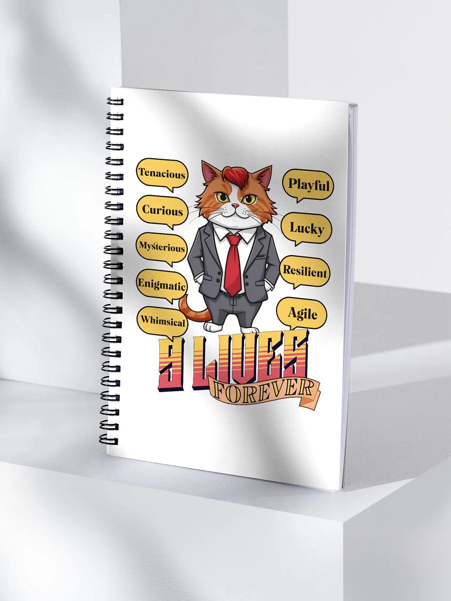 9 Lives Forever Notebook: The Feline Manifesto product image (3)