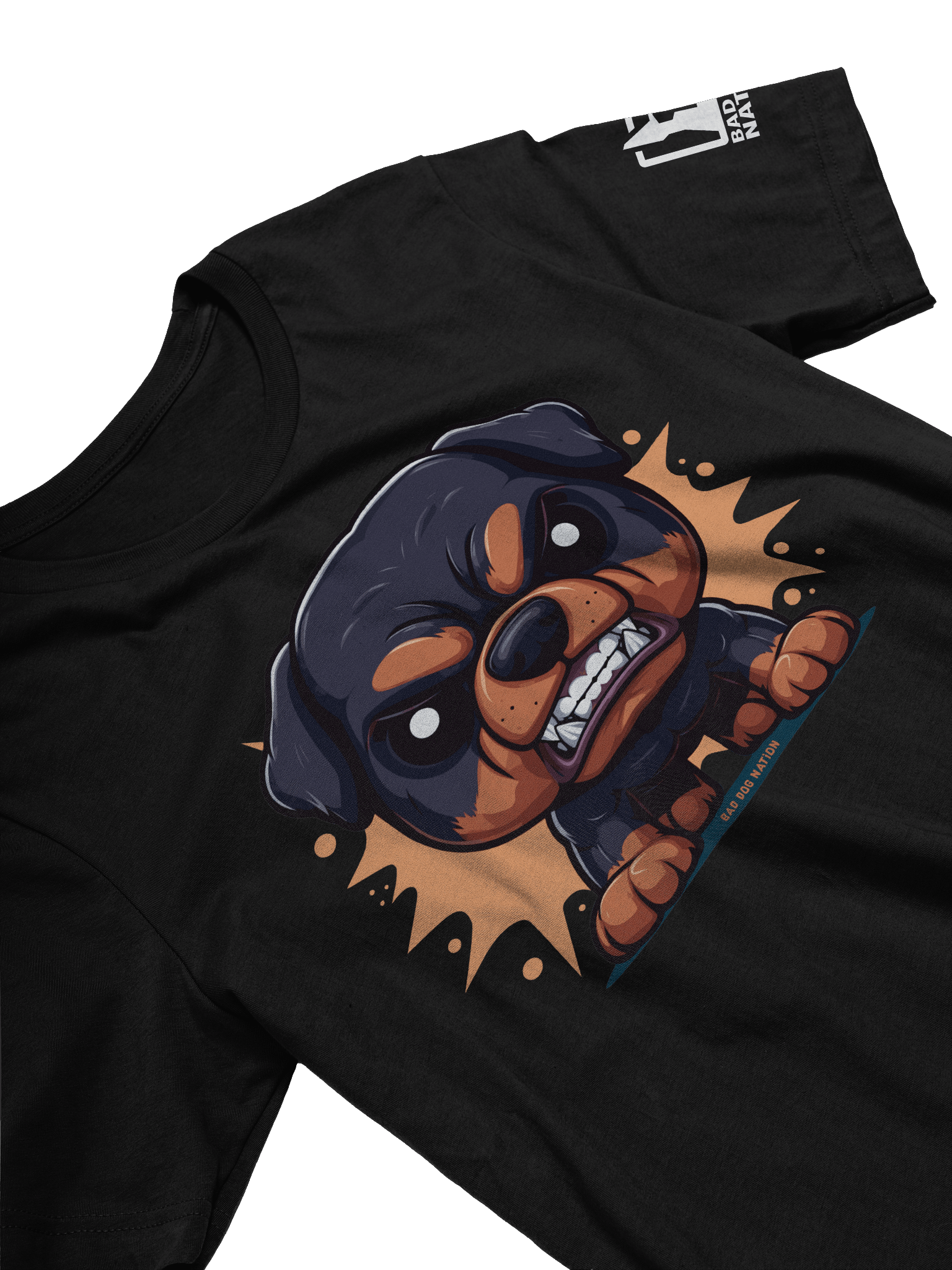 Rottweiler Angry Pup - Premium Unisex T-shirt product image (2)