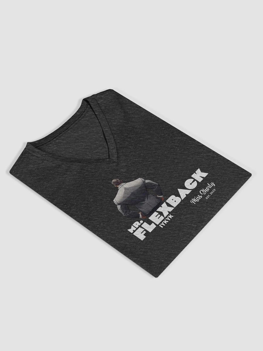 Mr. Flexback -- If you know, you know V neck T shirt product image (4)