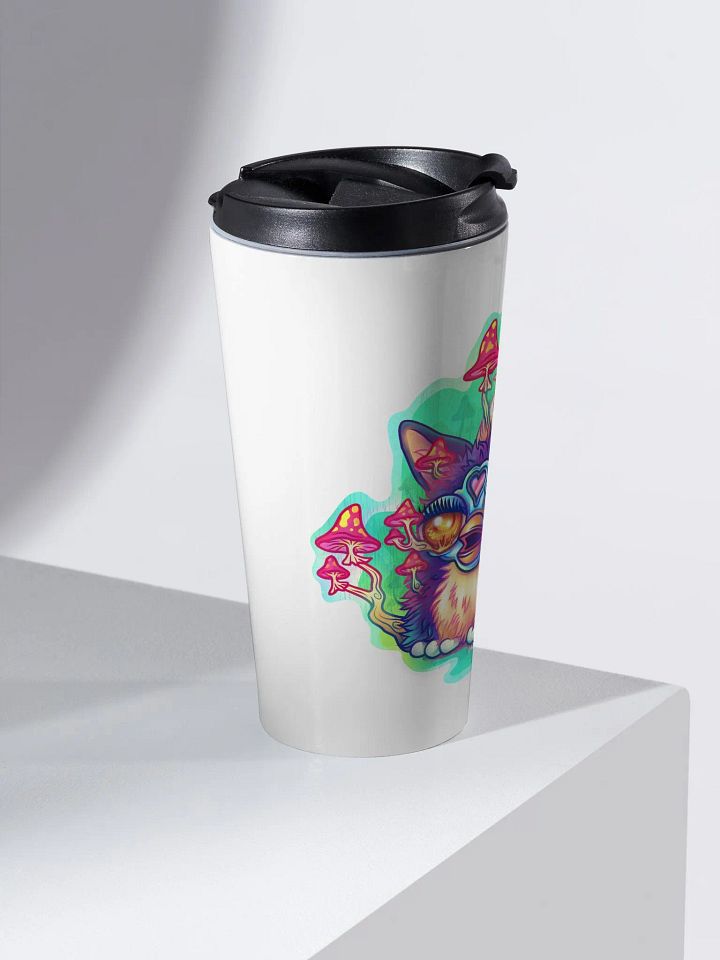 Nostalgic Fungus Creature Stainless Steel Travel Mug product image (2)