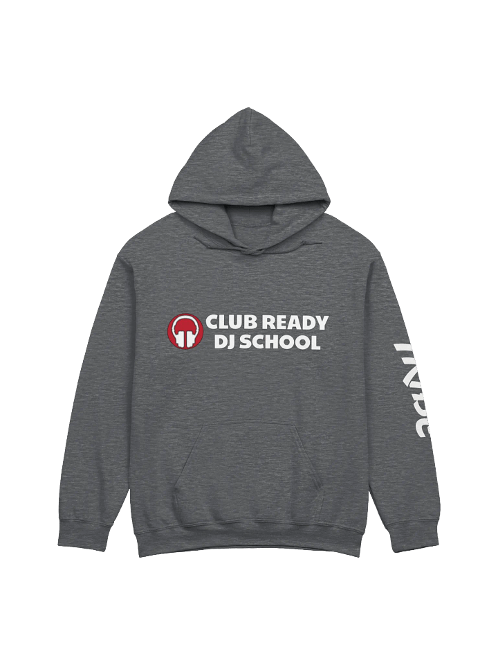 Front | Back | Arm Print Club Ready DJ School Gildan® Classic Hoodie product image (1)