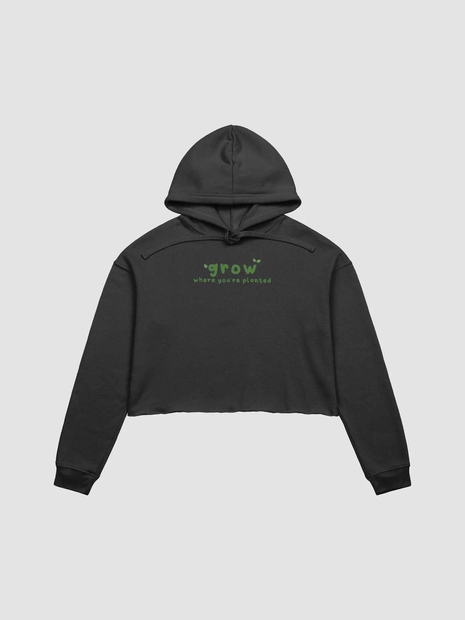 Grow Where You're Planted Cropped Hoodie product image (1)