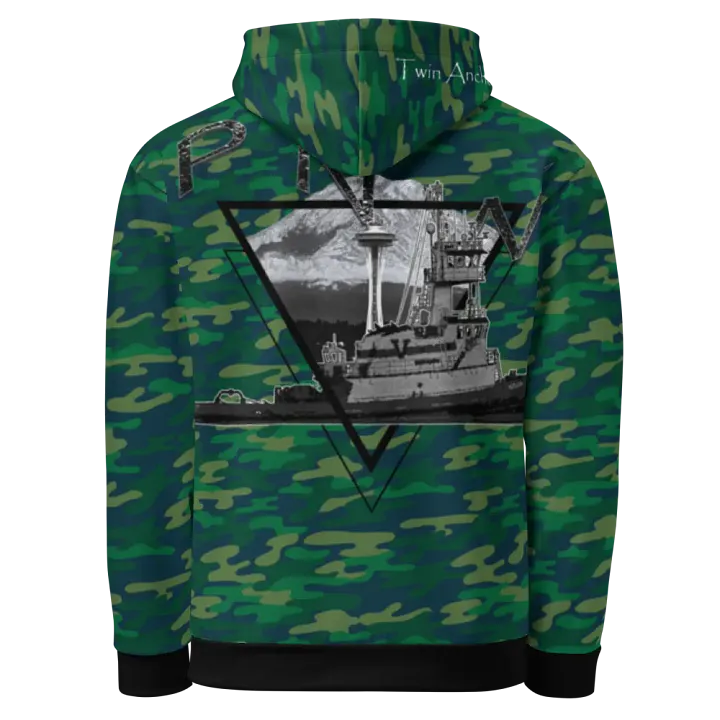 Teal Camouflage PNW 1 Hudson VB Hoodie product image (1)