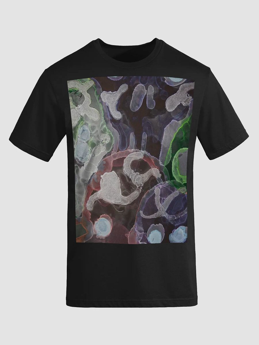 Vibrant Abstract Fusion T-Shirt Sugar Skulls Dia de Lost Muertos Ink ARt product image (3)