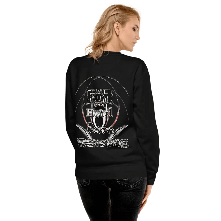 Fight Hard Earn Respect - Embroidered - Premium Sweatshirt product image (6)