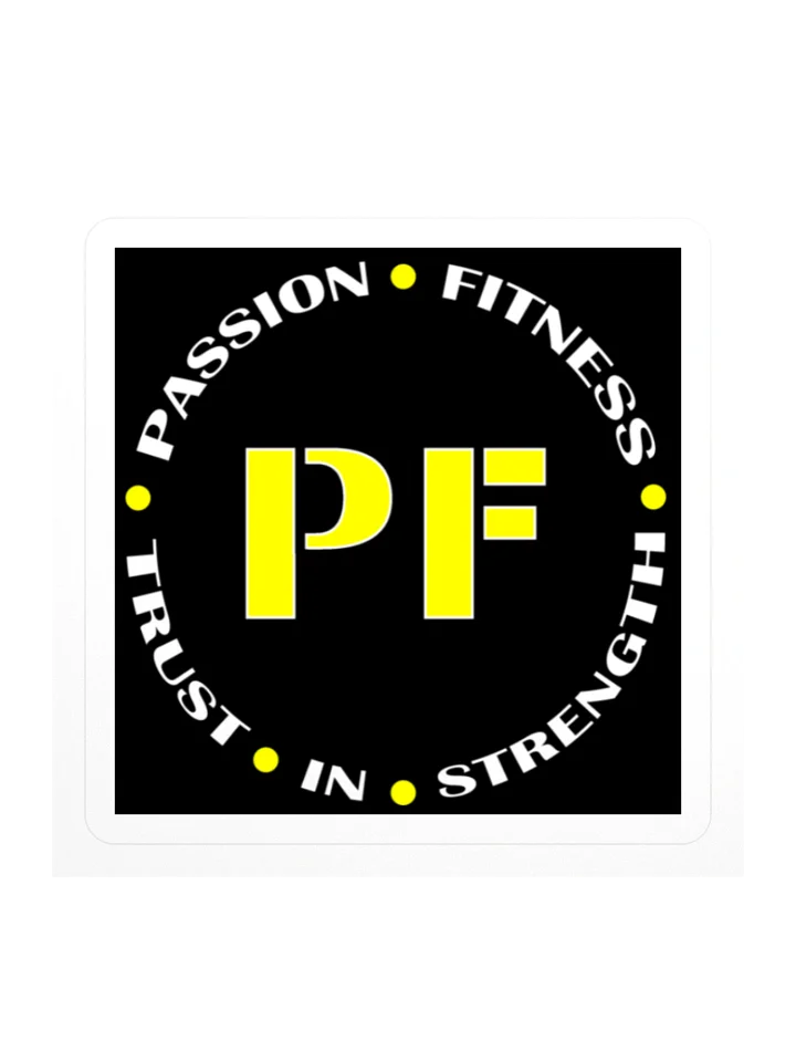 Passion Fitness Kiss Cut Sticker product image (1)