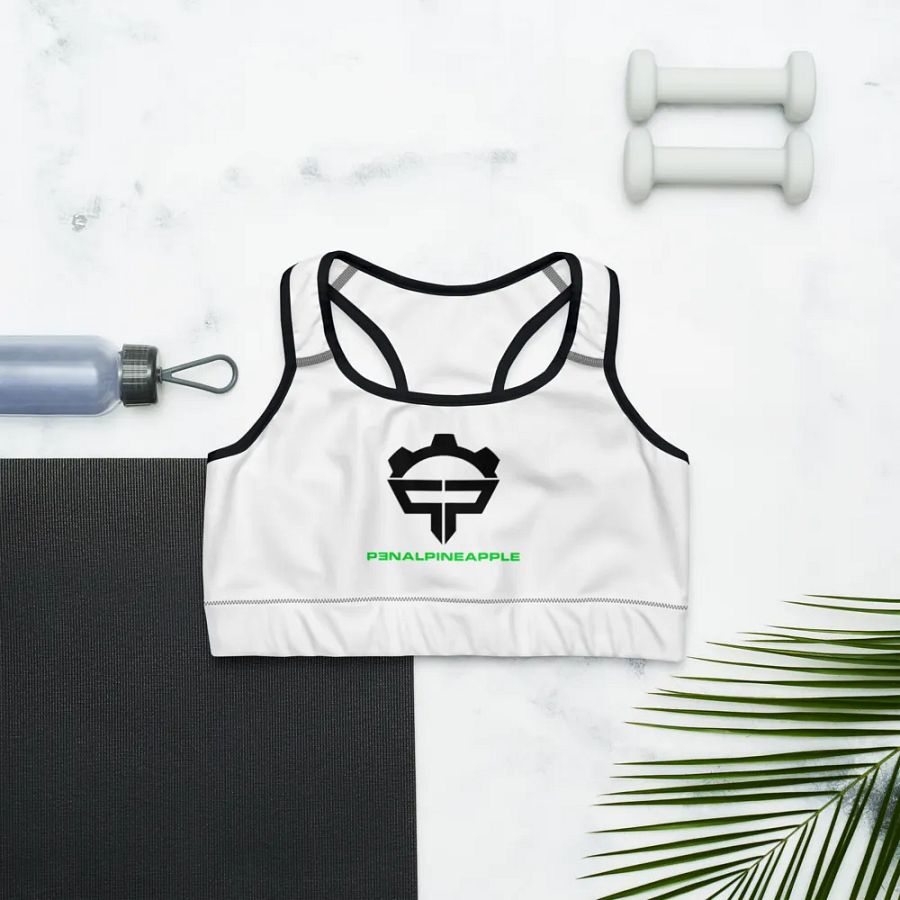 P3nAlPineapple - White Sports Bra product image (7)