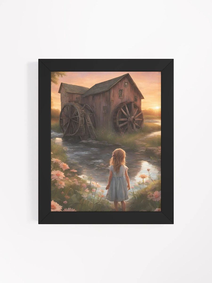 Sunset Watermill Serenity Poster product image (22)