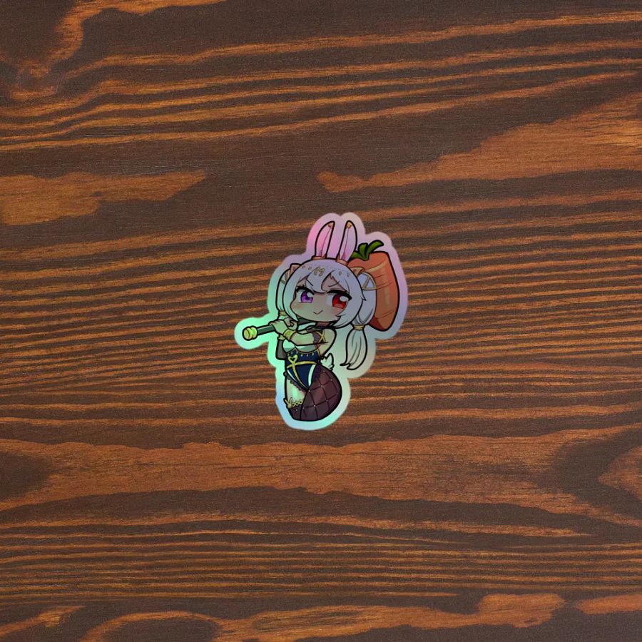 Kawaii Mioshi Rabbit Holographic Sticker Set product image (5)