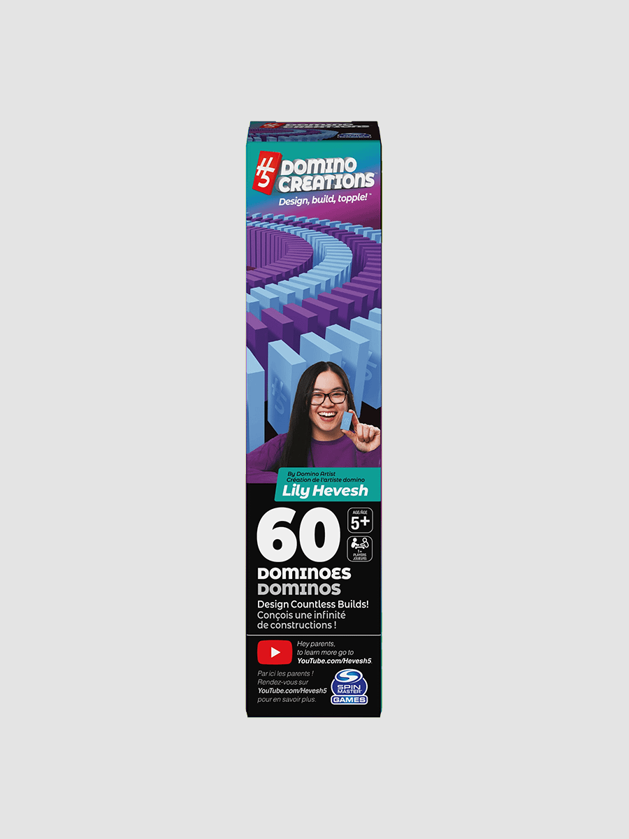 60-Piece H5 Domino Creations Pack (Light Blue & Purple) product image (1)