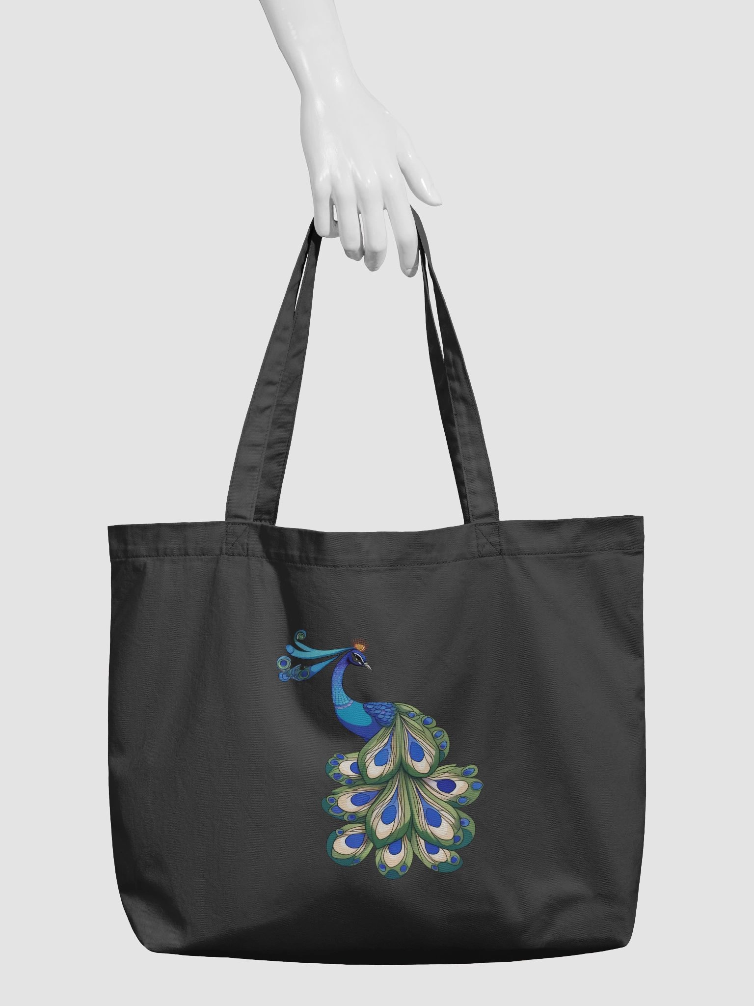 Peacock - Eco-conscious Organic Cotton Tote product image (4)