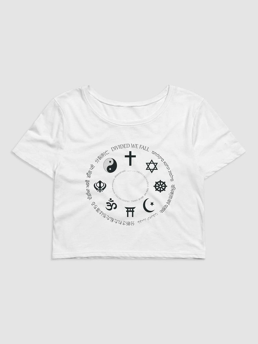 Divided We Fall - Religion - Bella+Canvas Women's Crop Tee product image (3)
