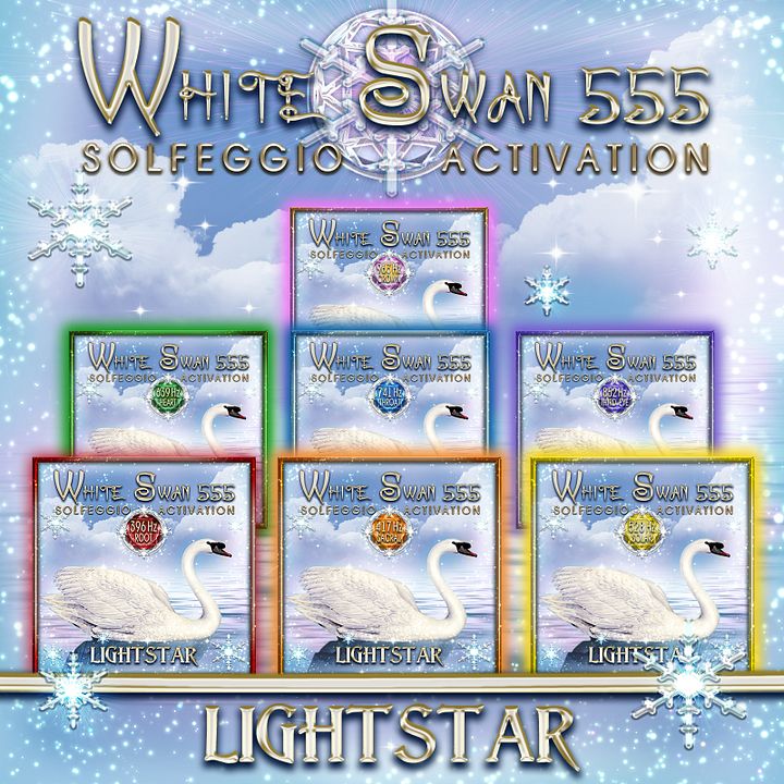 White Swan 555 Solfeggio Activation Music Bundle All 7 product image (1)