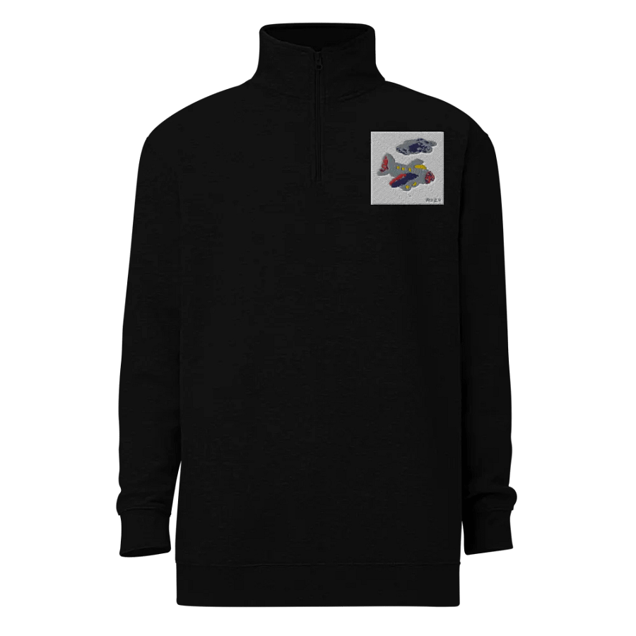 Kid Airplane (Cotton Heritage Unisex Fleece Pullover) product image (4)