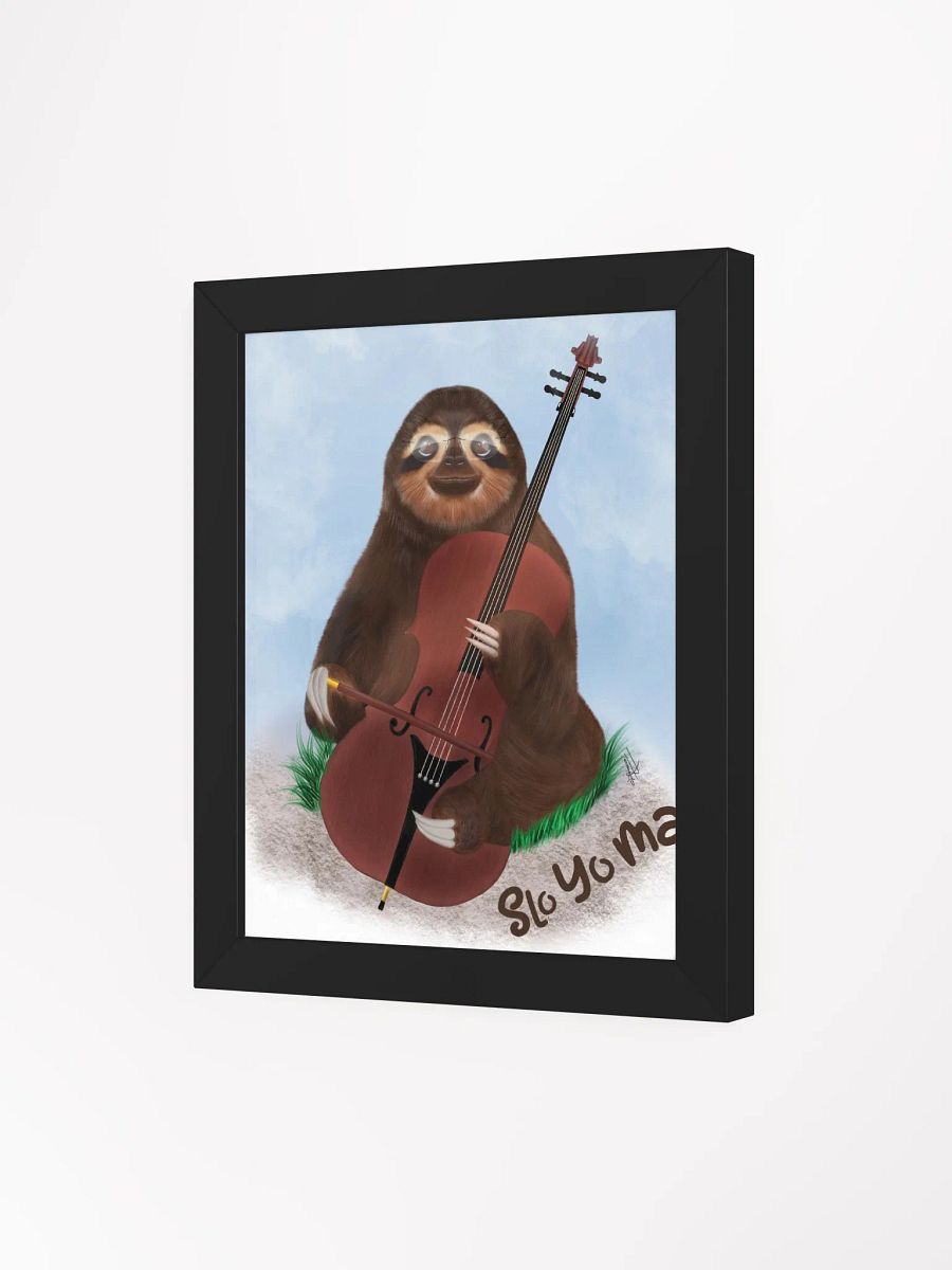 Slo Yo Ma - Sloth Cellist Poster product image (3)