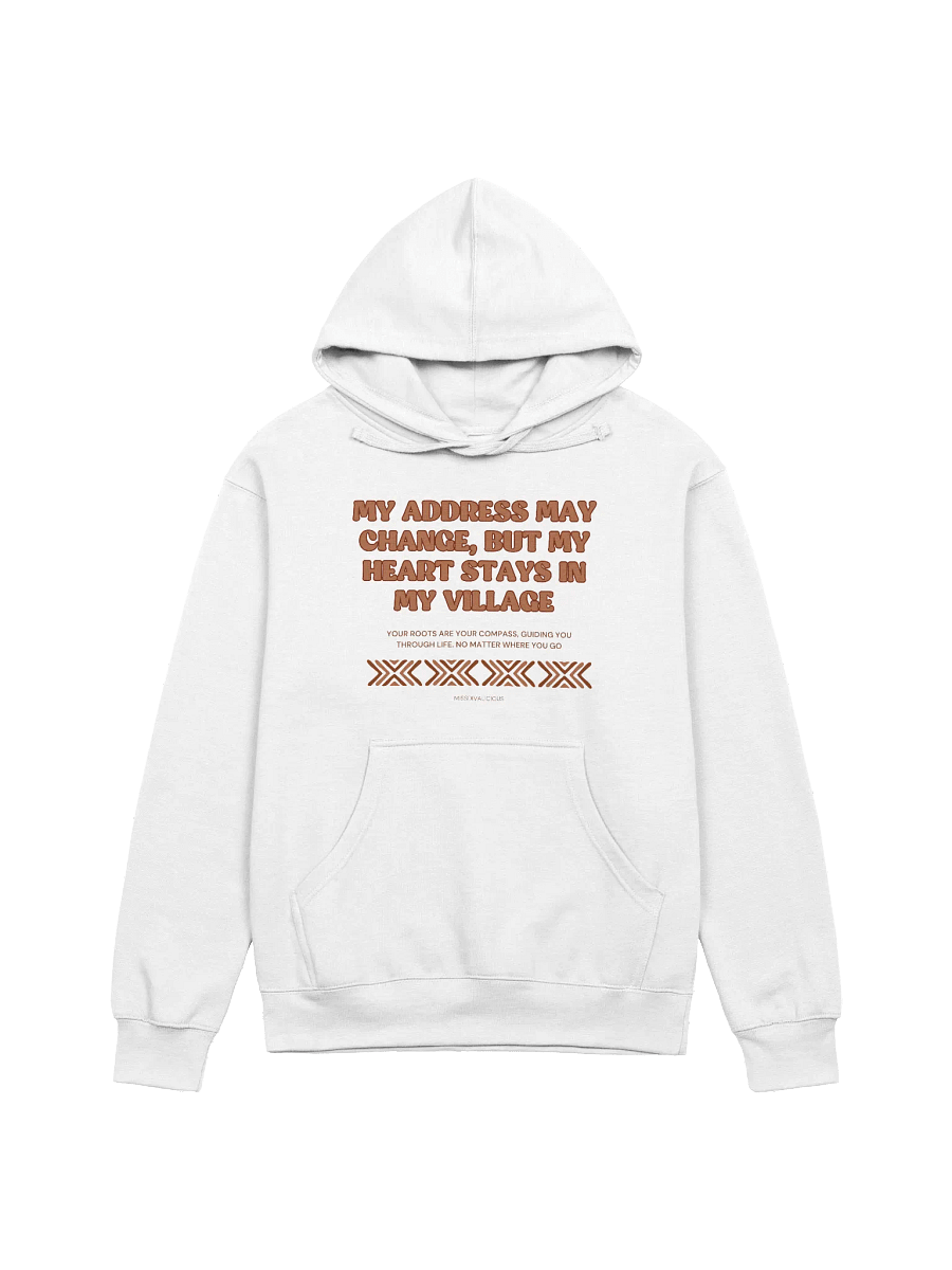 My Heart Stays in My Village Unisex Hoodie – Honor Your Roots & Heritage product image (3)