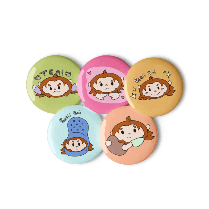 'The Boi' Pin Button Set product image (1)