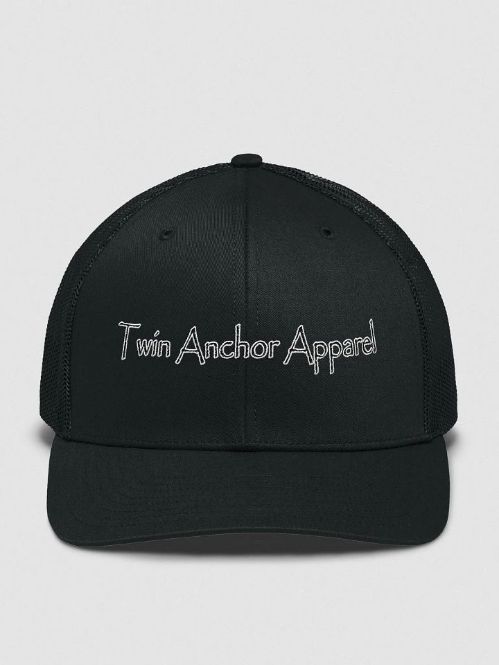 Black Twin Anchor Apparel Richardson Trucker Hat product image (1)